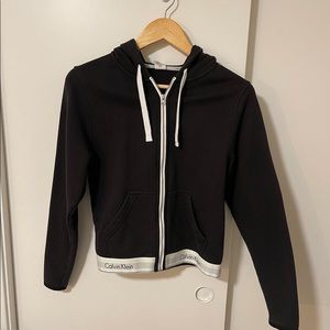 calvin klein zip-up jacket